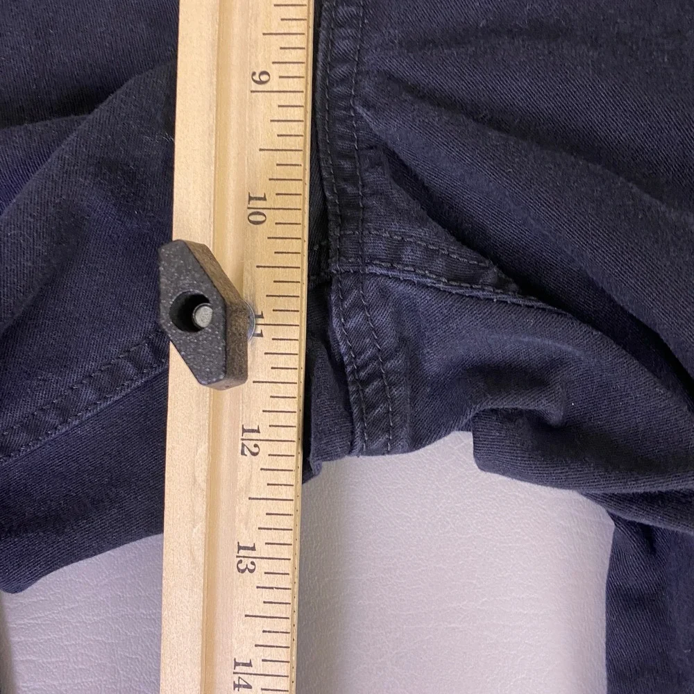 Old Navy Pants Men's Size 34x32 Black Chino‎ Flat Front Straight Leg 100% Cotton